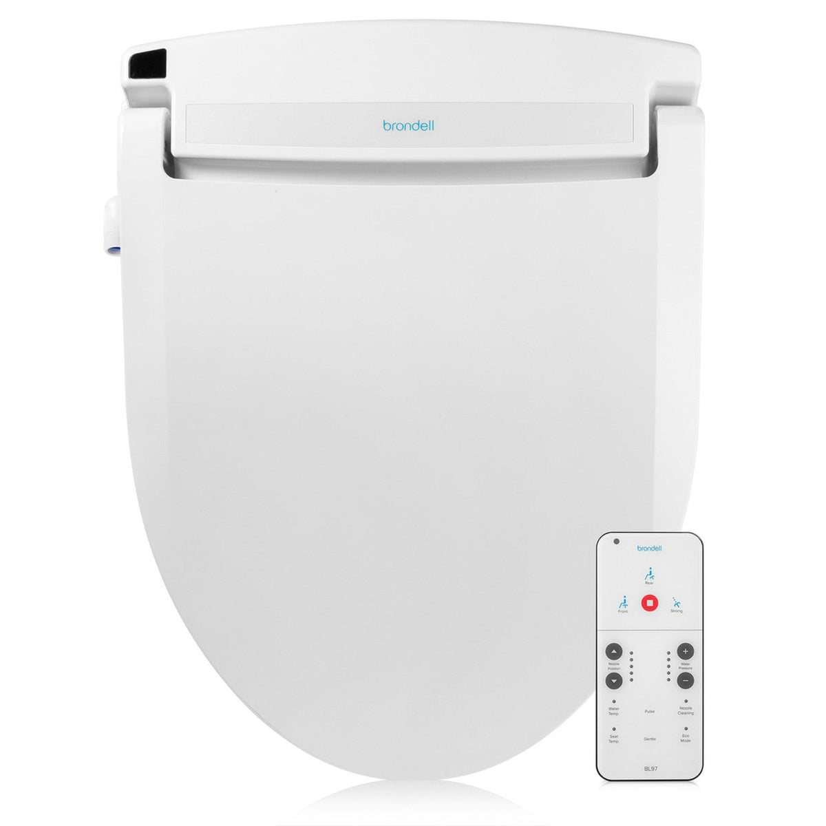 Brondell Swash Select BL97 Remote Controlled Bidet Seat – Elongated – White –