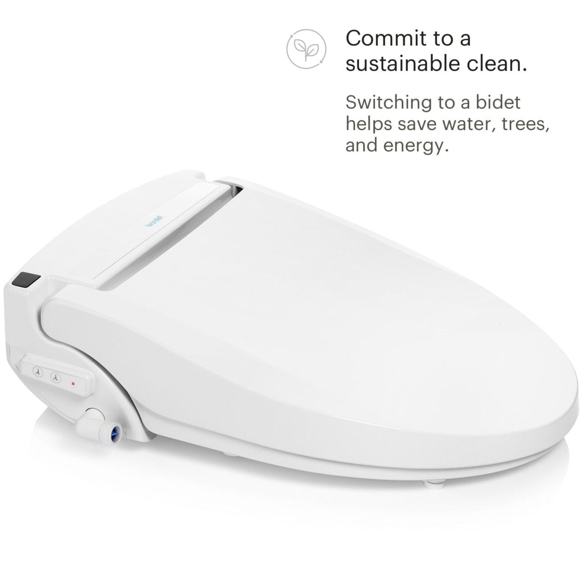 Brondell Swash Select BL97 Remote Controlled Bidet Seat – Elongated – White –