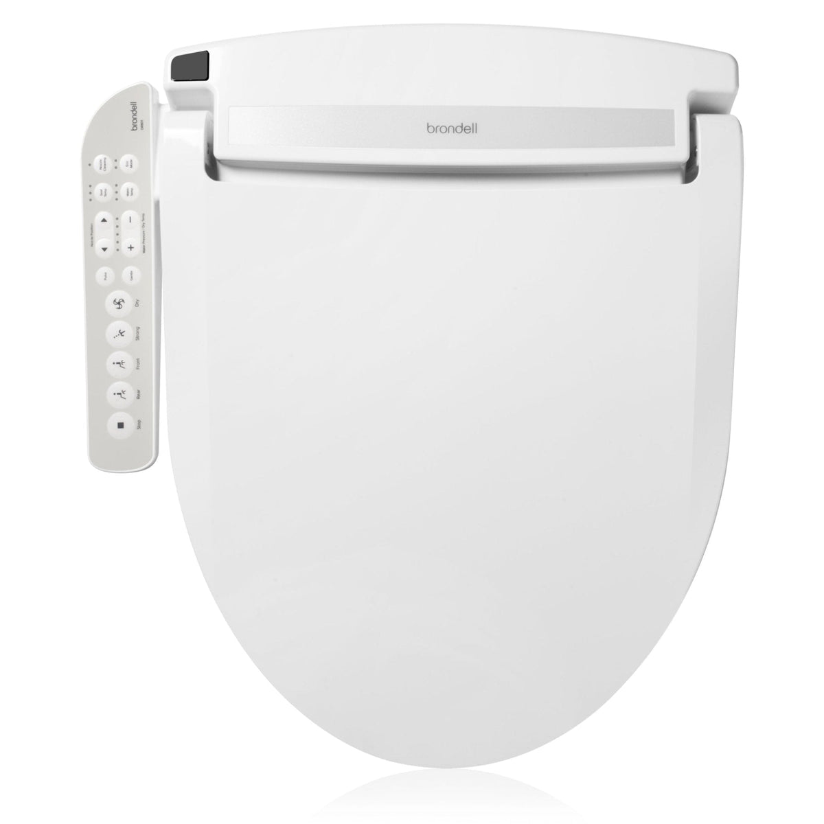 Brondell Swash Select DR801 Sidearm Bidet Seat with Warm Air Dryer and Deodorizer – Elongated – White –