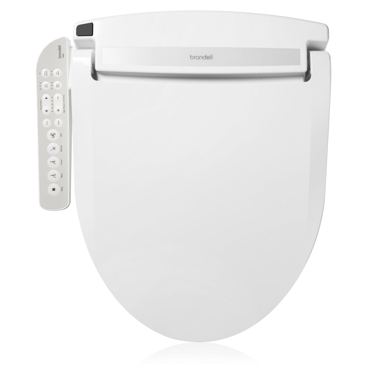 Brondell Swash Select DR801 Sidearm Bidet Seat with Warm Air Dryer and Deodorizer – Elongated – White –