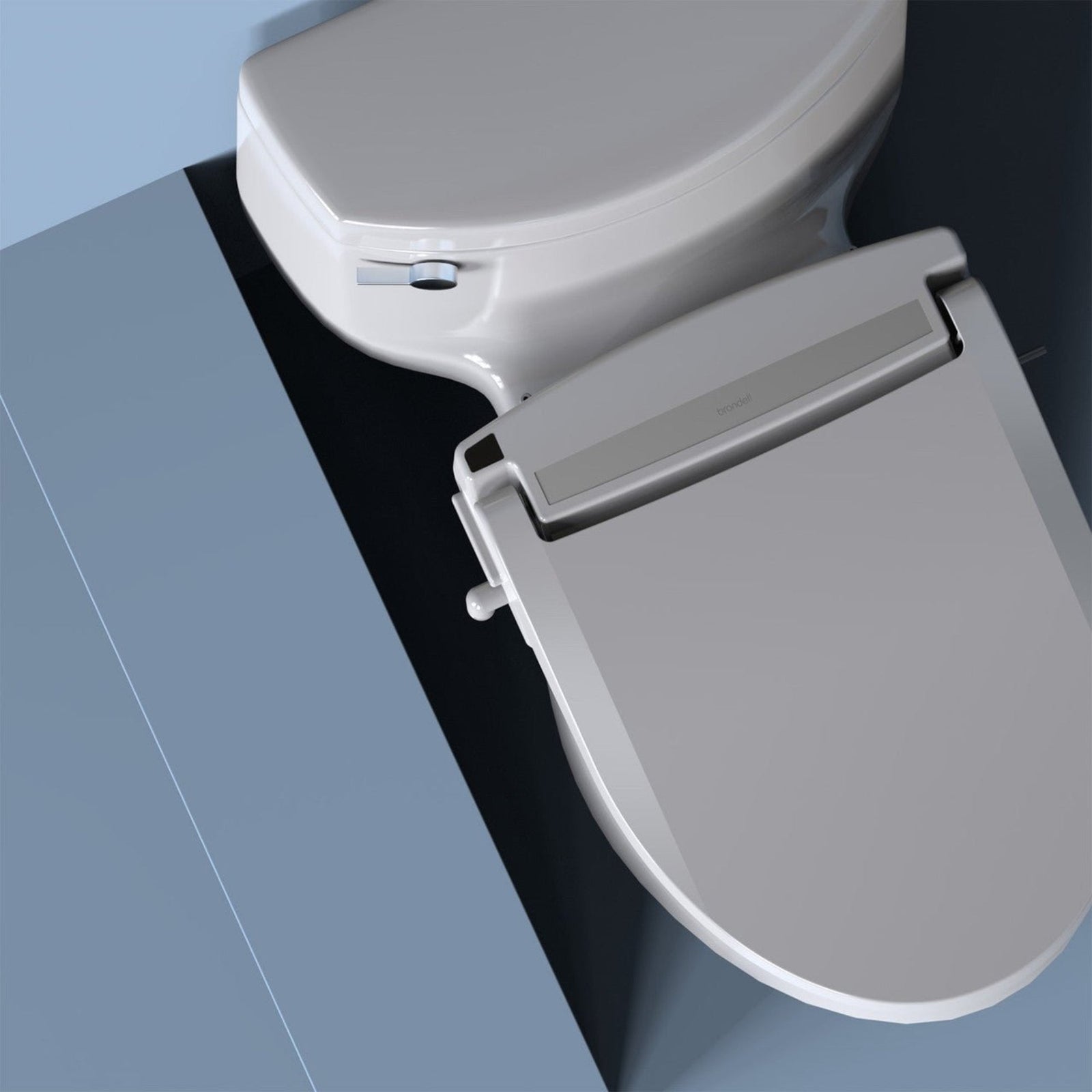 Brondell Swash Select DR802 Bidet Seat with Warm Air Dryer and Deodorizer – Elongated – White –