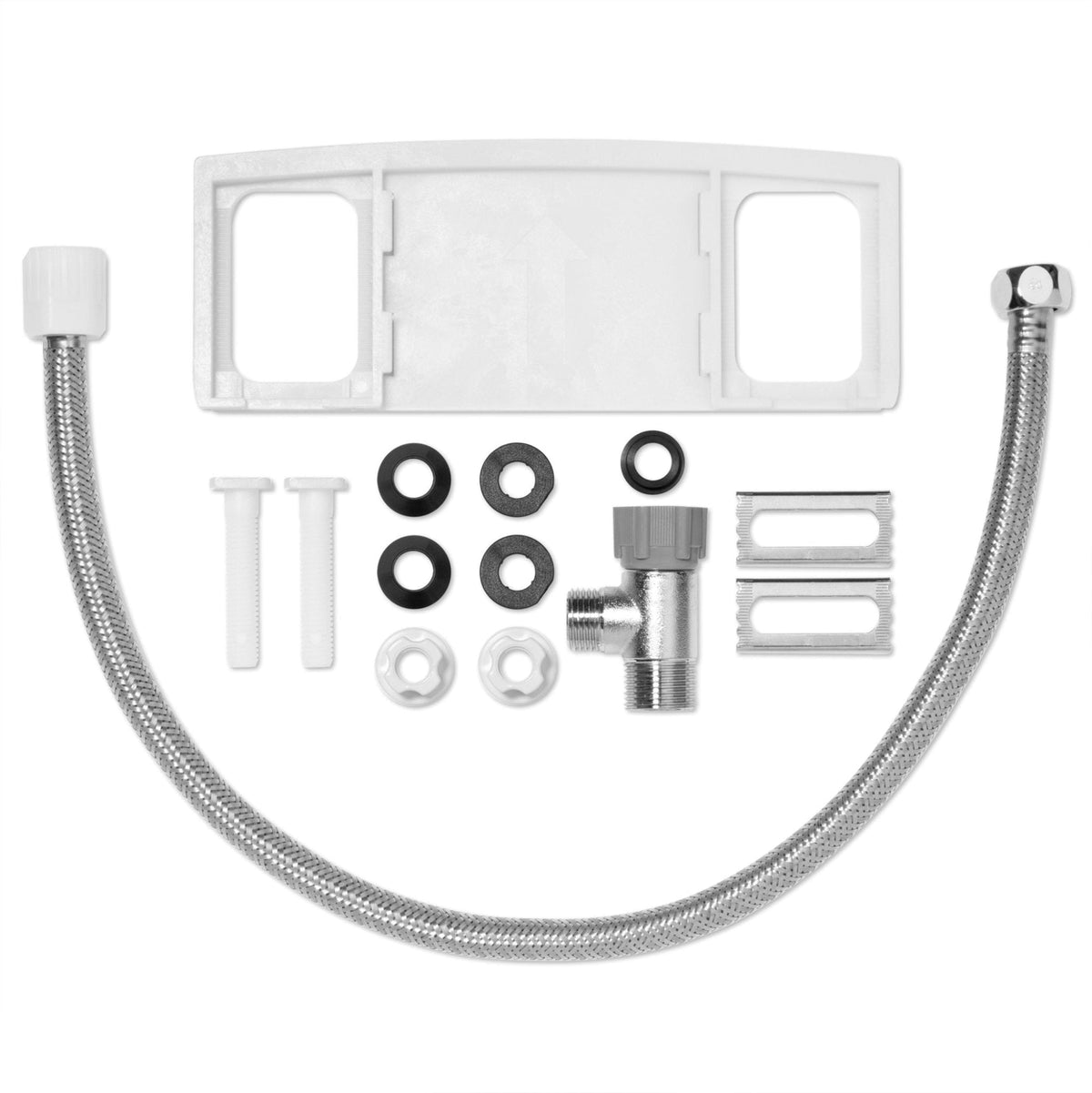 Brondell Swash Select EM417 Sidearm Bidet Seat with Warm Air Dryer – Elongated – White –