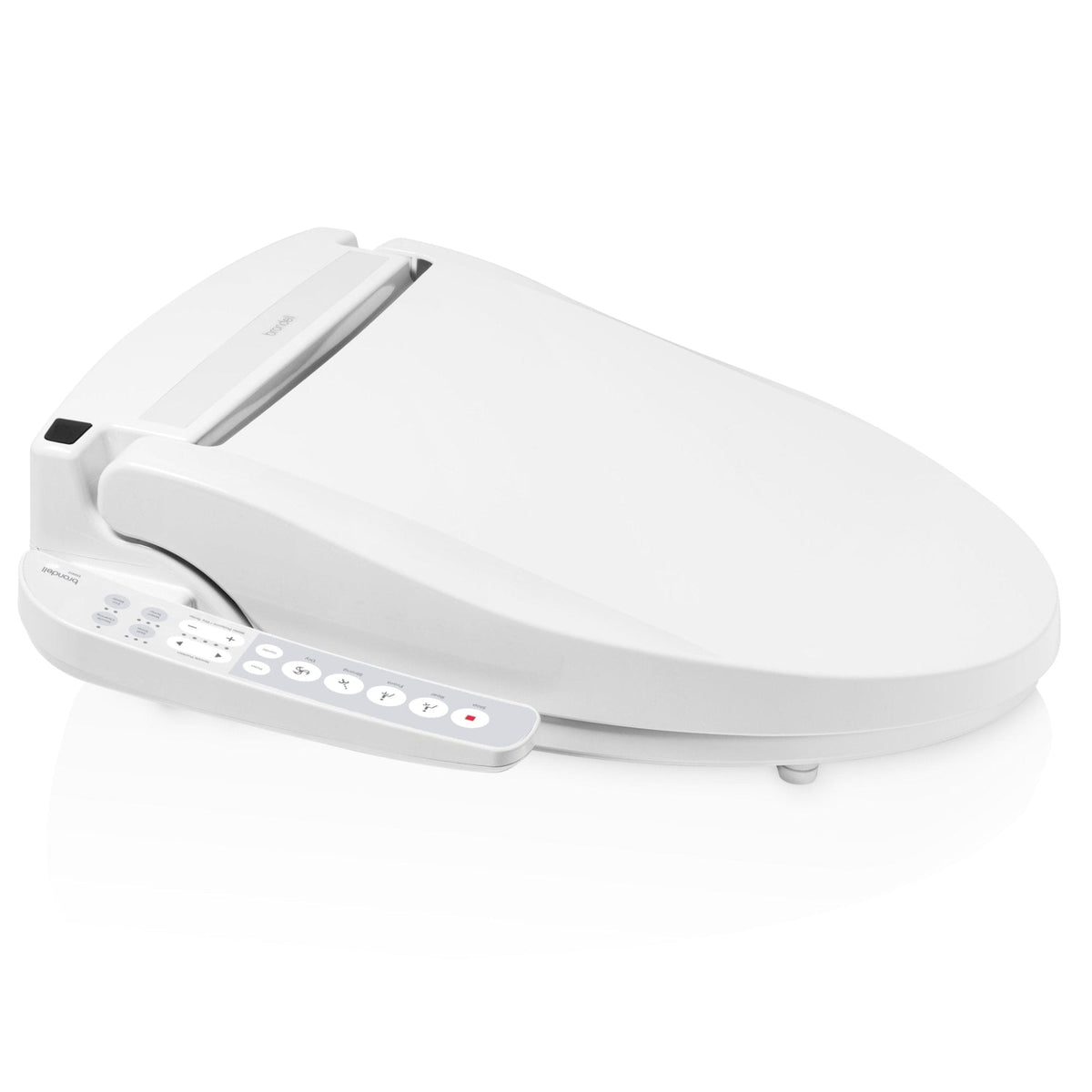 Brondell Swash Select EM417 Sidearm Bidet Seat with Warm Air Dryer – Elongated – White –