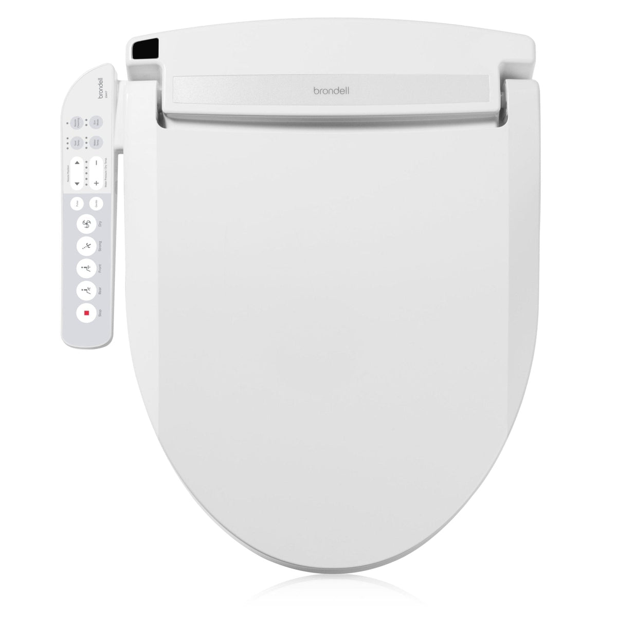 Brondell Swash Select EM417 Sidearm Bidet Seat with Warm Air Dryer – Elongated – White –