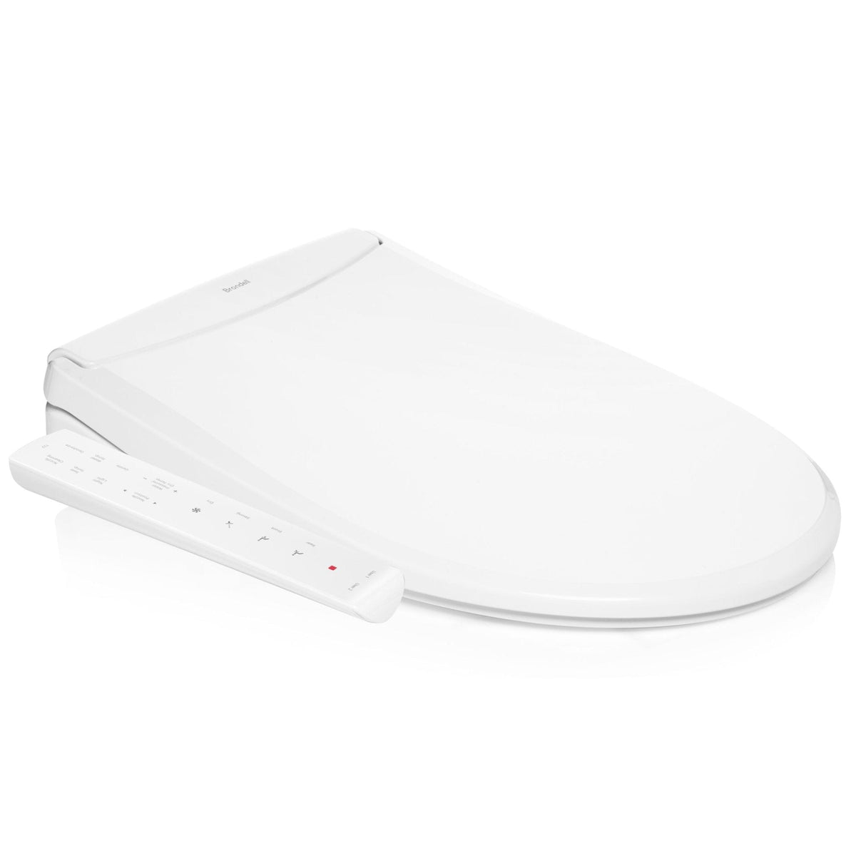 Brondell Swash Thinline T22 Luxury Bidet Toilet Seat with Side Arm Control – Elongated – White –