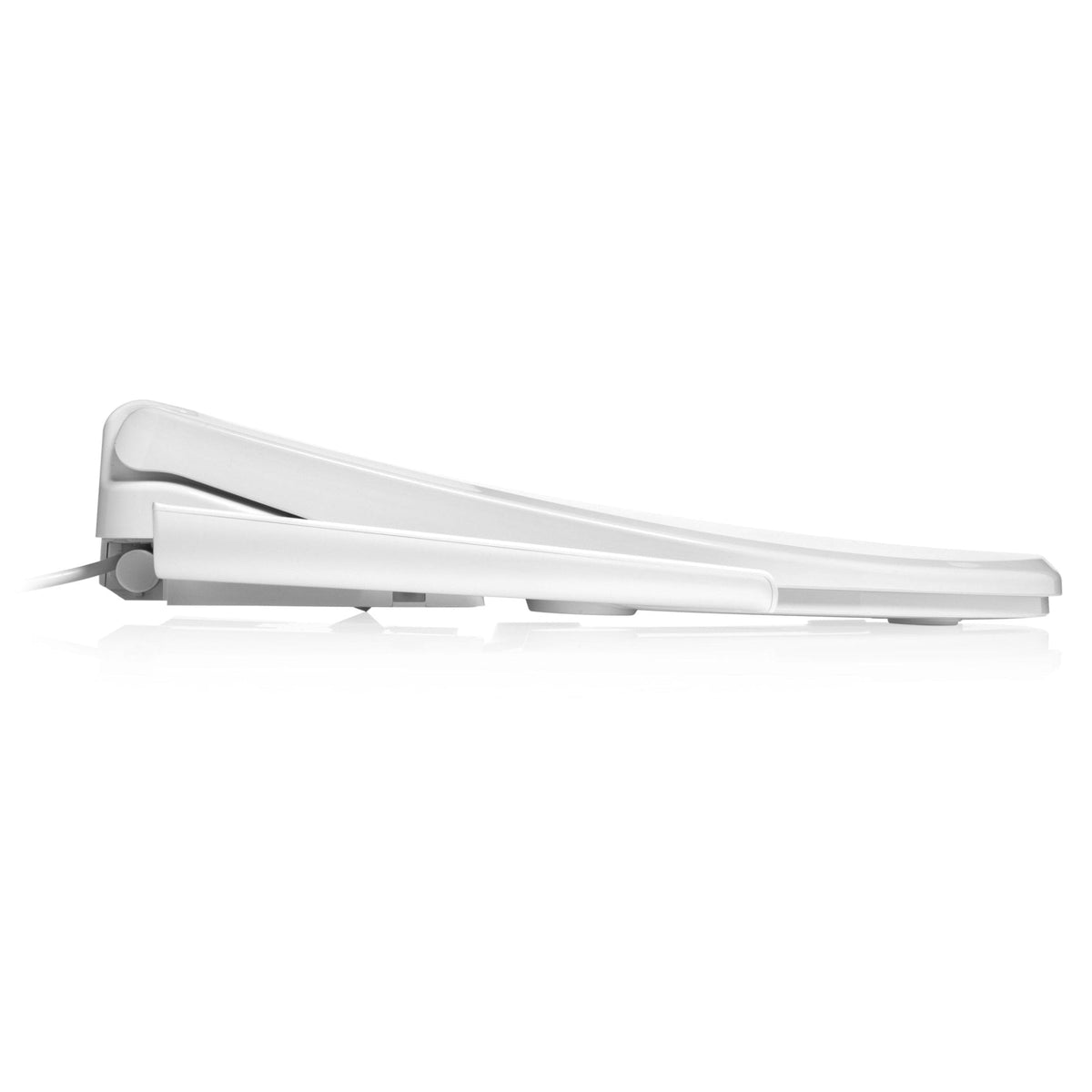 Brondell Swash Thinline T22 Luxury Bidet Toilet Seat with Side Arm Control – Elongated – White –