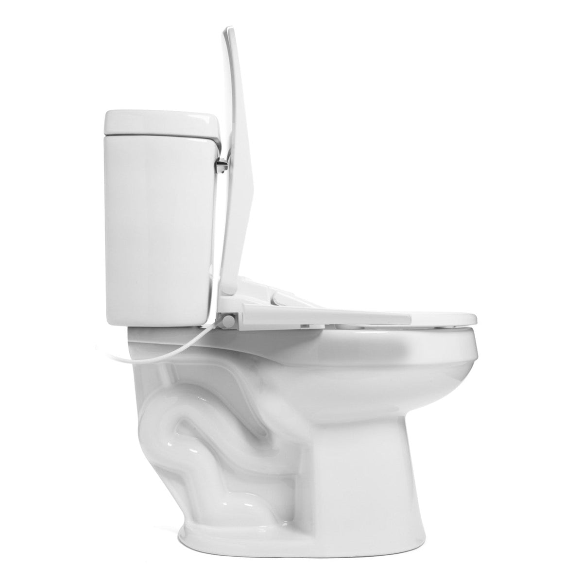 Brondell Swash Thinline T22 Luxury Bidet Toilet Seat with Side Arm Control – Elongated – White –