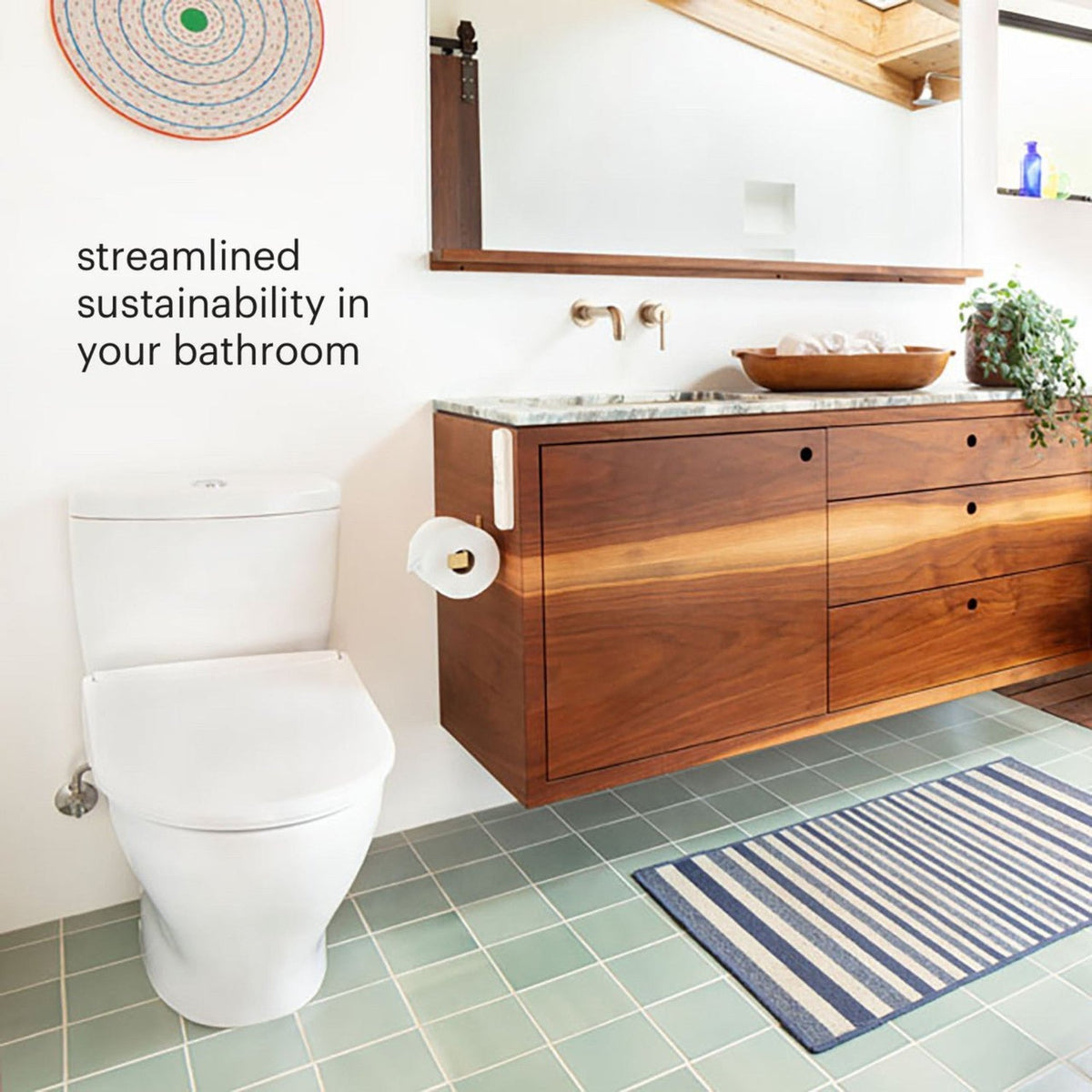 Brondell Swash Thinline T44 Luxury Bidet Toilet Seat with Remote Control – Elongated – White –