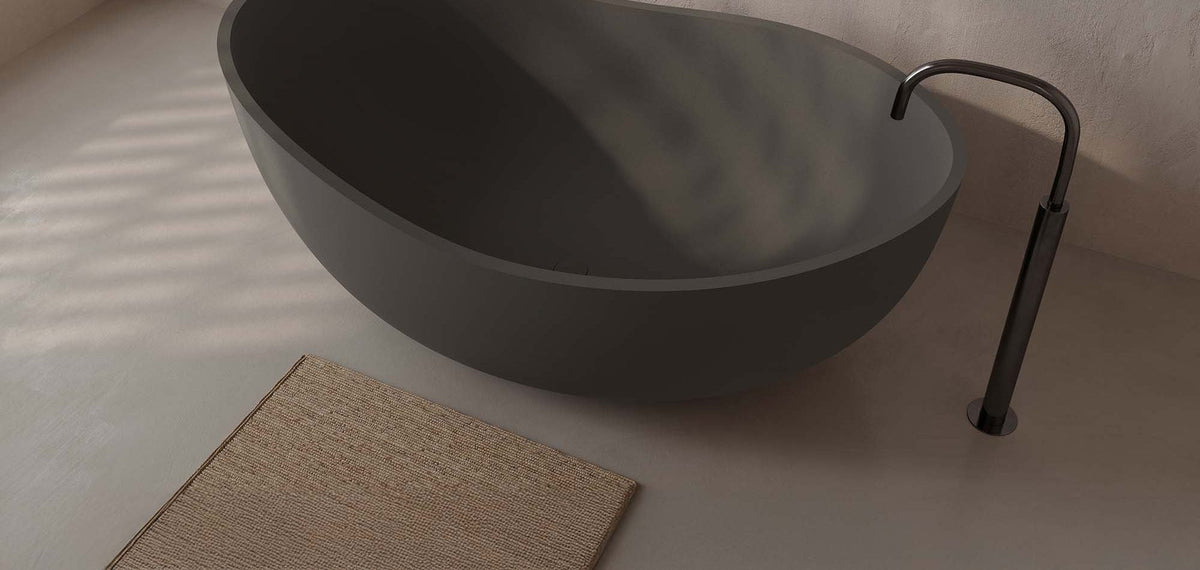 Ideavit IdeaSense Freestanding Bathtub – Taupe – –