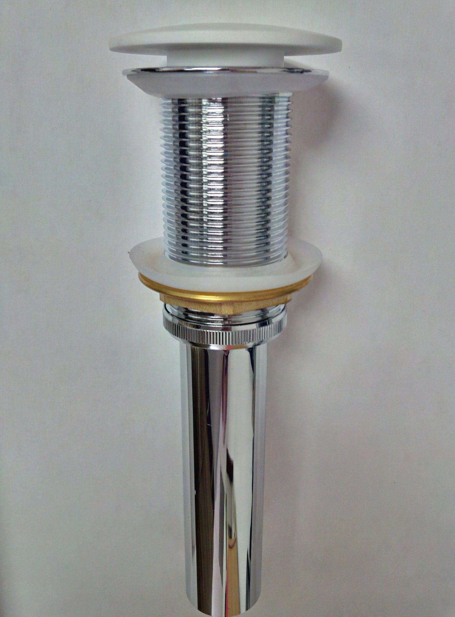 Ideavit Pop - Up Clic - Clac Drain – Matte White Curved Top (PS IDV 281149) – – –