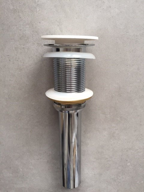 Ideavit Pop - Up Clic - Clac Drain – Matte White (PS IDV 281148) – – –