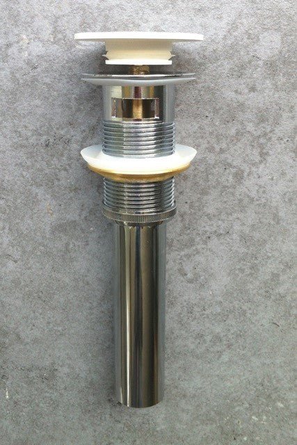 Ideavit Pop - Up Clic - Clac Drain with Overflow – Matte White (PS IDV 284709) – – –