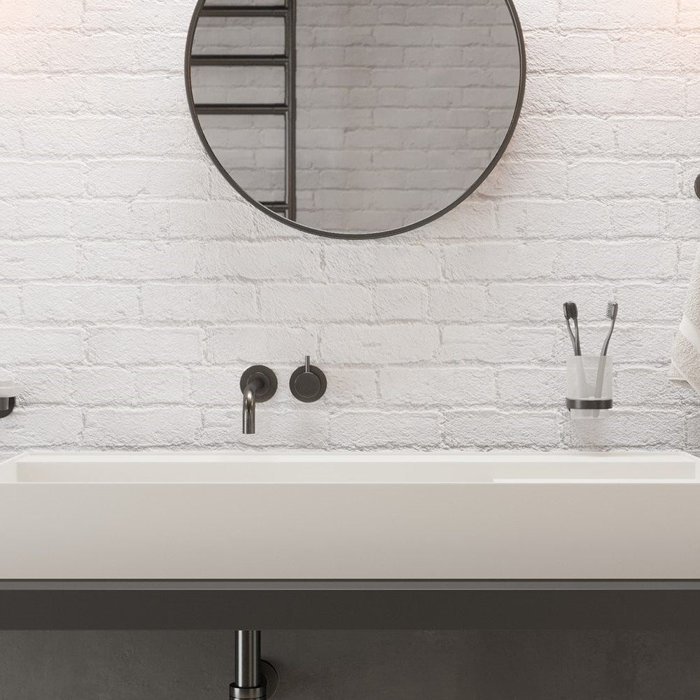 Ideavit SolidBliss 100 Vessel Sink – 39" Matte White – – –