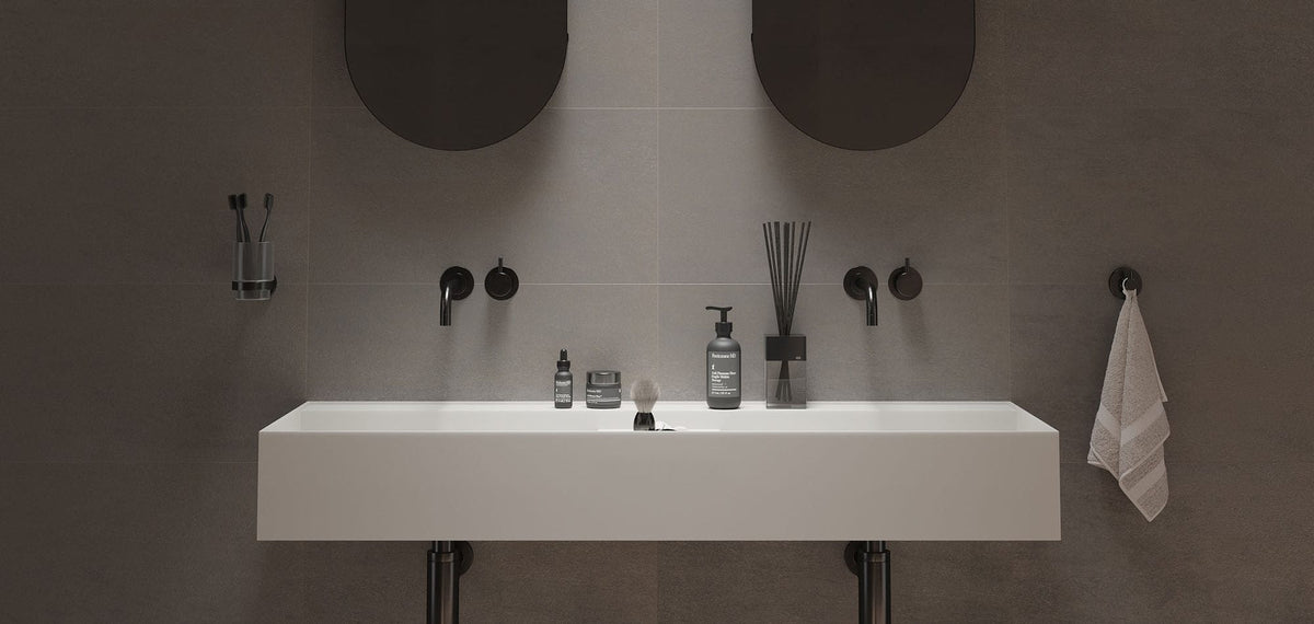 Ideavit SolidBliss 120 D Wall - Mounted Sink – 47" Matte White – – –