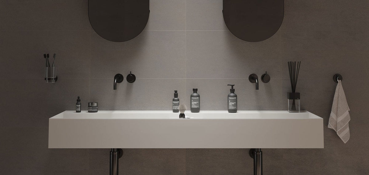 Ideavit SolidBliss 150 D Wall - Mounted Sink – 59" Matte White – – –