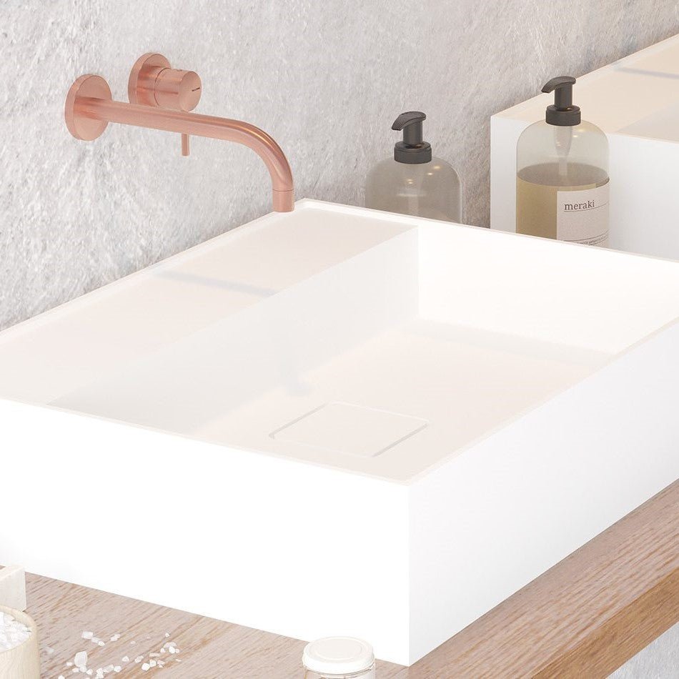 Ideavit SolidBliss 50 Vessel Sink – 20" Matte White – – –