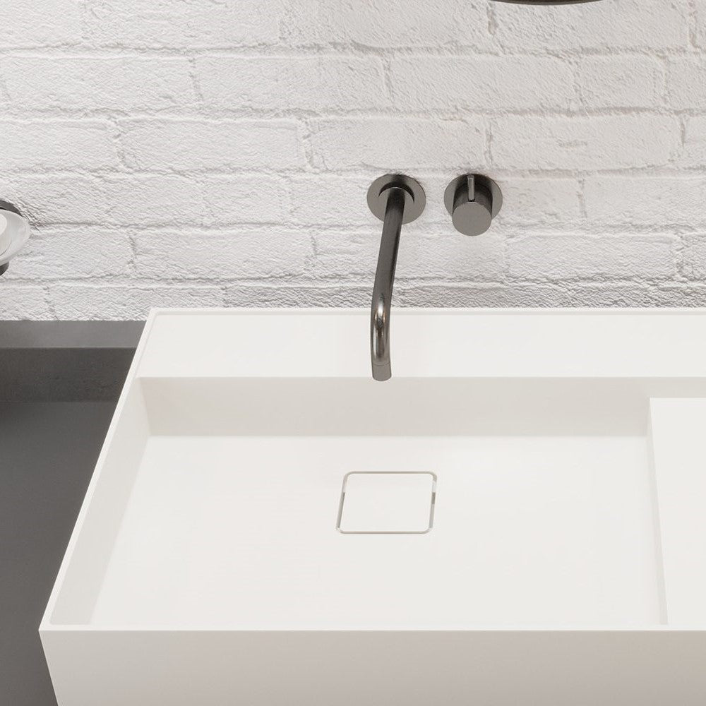 Ideavit SolidBliss 80 Vessel Sink – 31" Matte White – – –