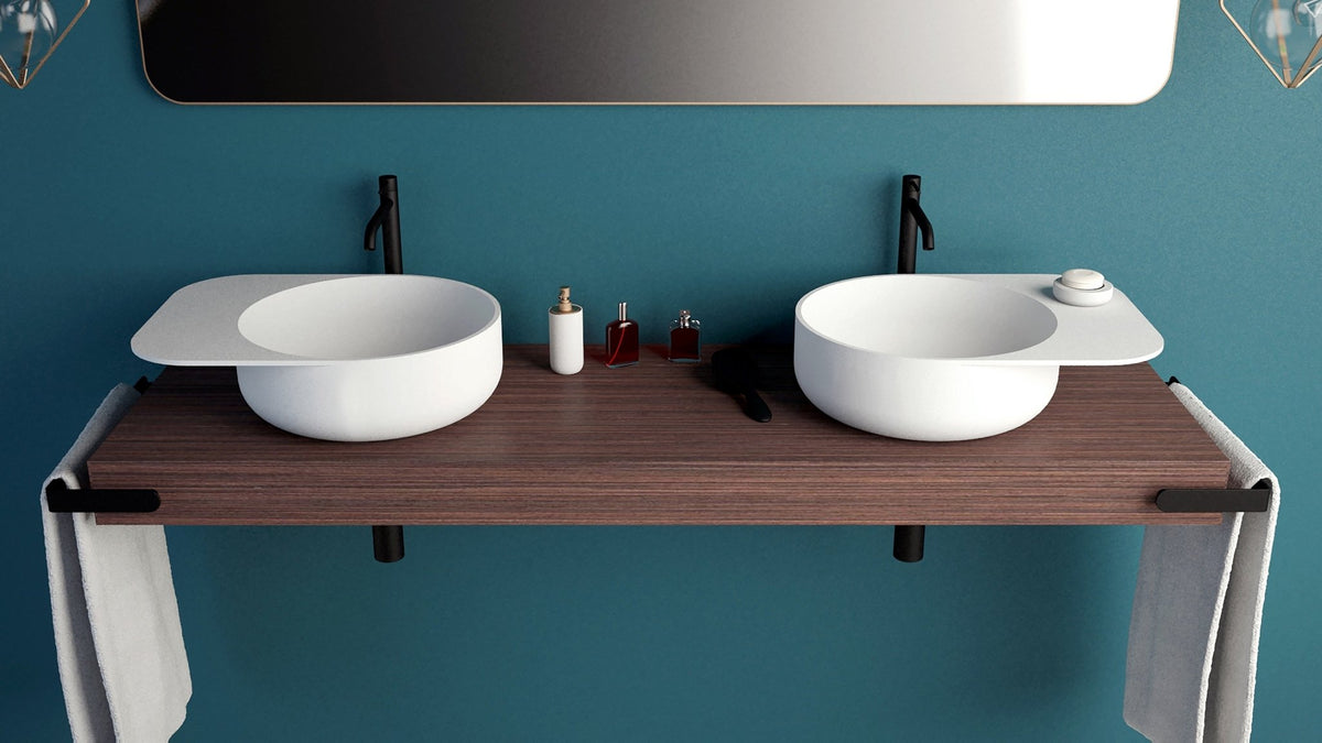 Ideavit SolidCap 6.0 Vessel Sink – 20" Matte White – – –