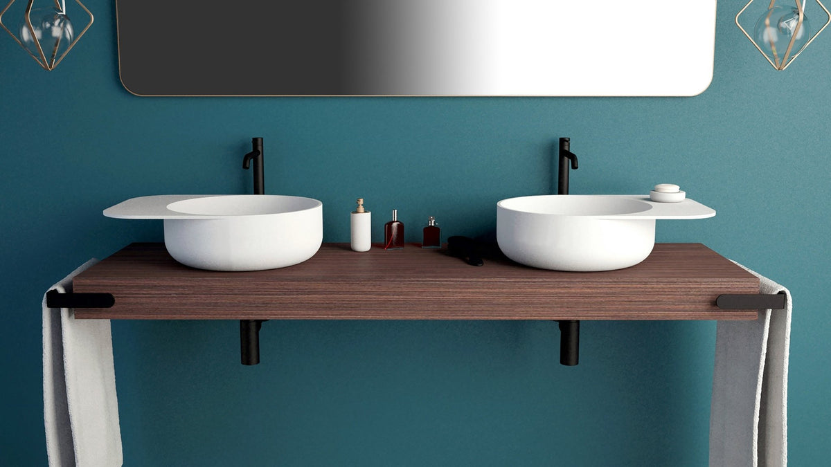 Ideavit SolidCap 6.0 Vessel Sink – 20" Matte White – – –