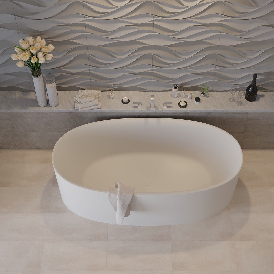 Ideavit SolidCliff Freestanding Bathtub – – –