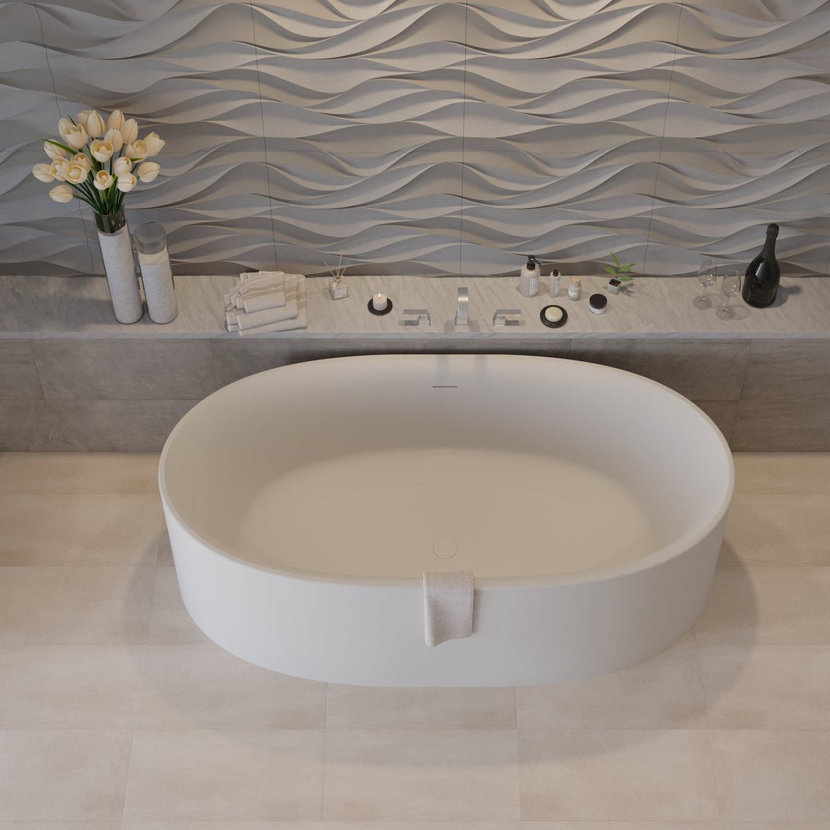 Ideavit SolidCliff Freestanding Bathtub – – –