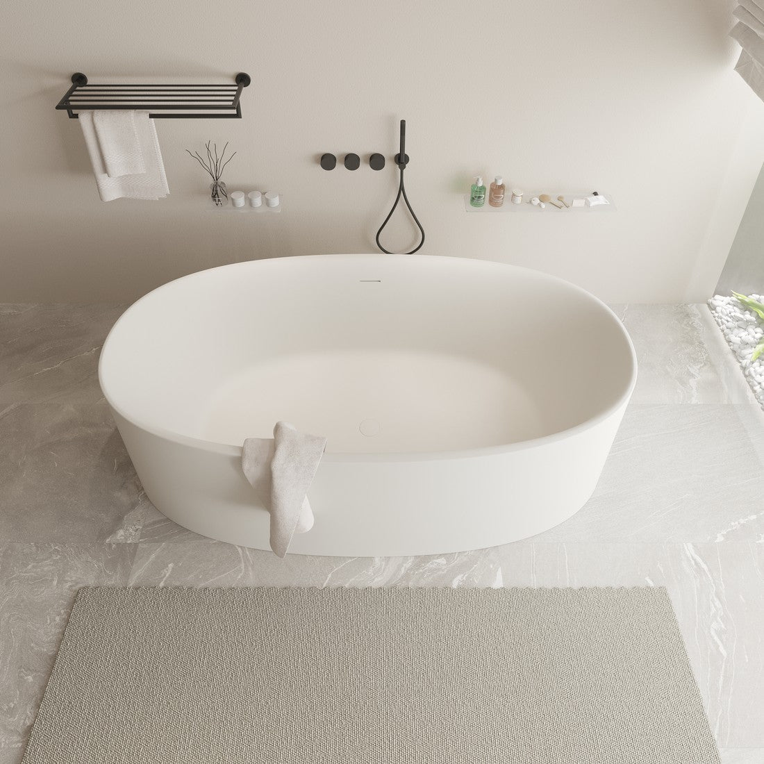 Ideavit SolidCliff Freestanding Bathtub – – –