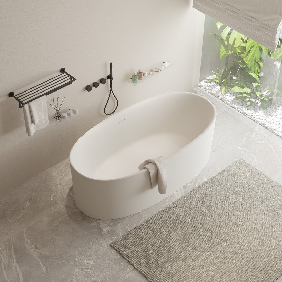 Ideavit SolidCliff Freestanding Bathtub – – –