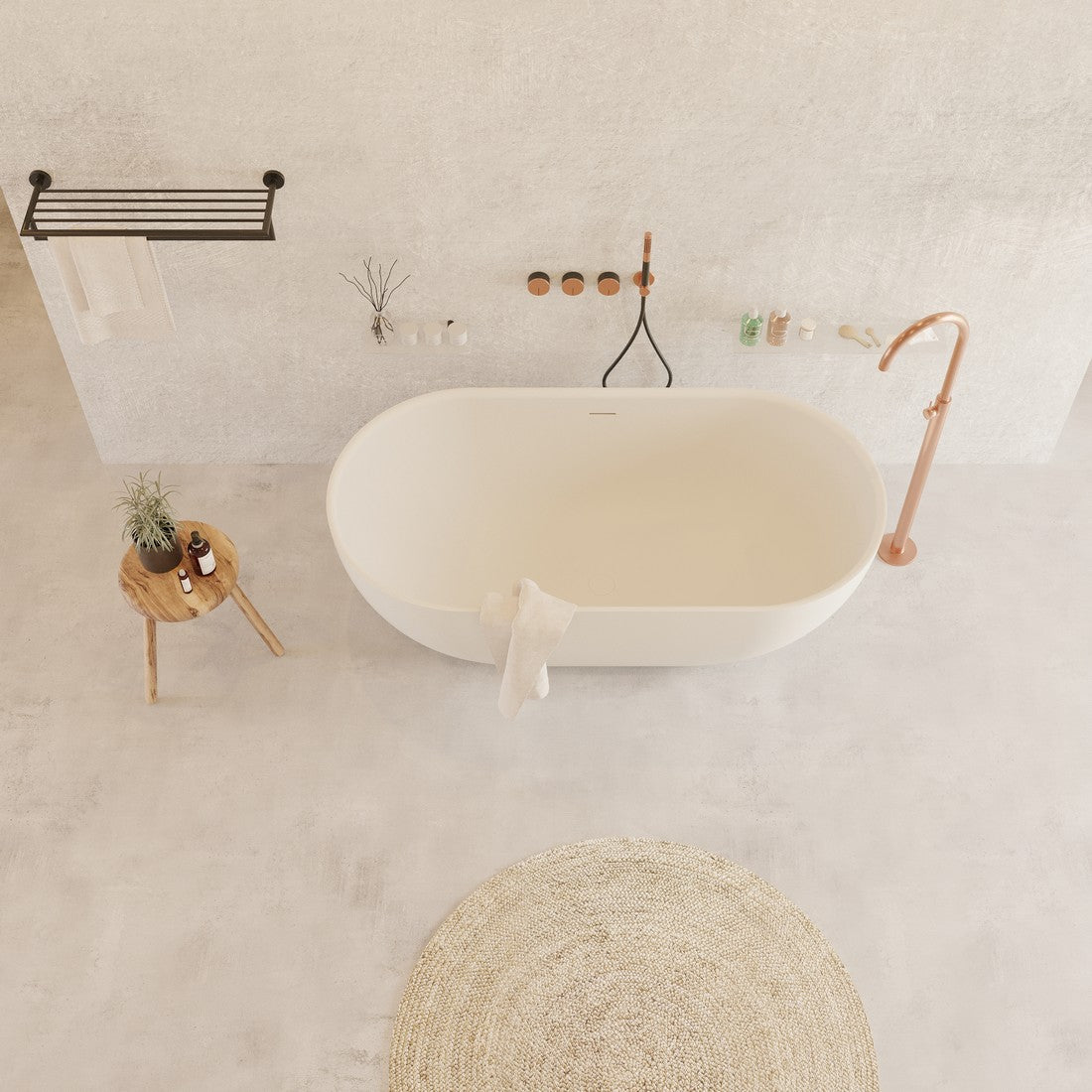 Ideavit SolidEra Freestanding Bathtub – Matte White – –