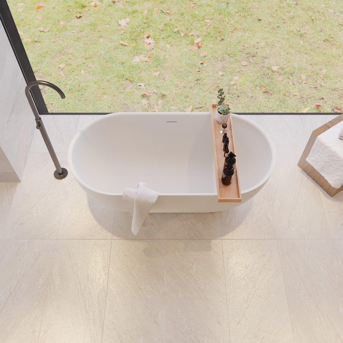 Ideavit SolidEra Freestanding Bathtub – Matte White – –