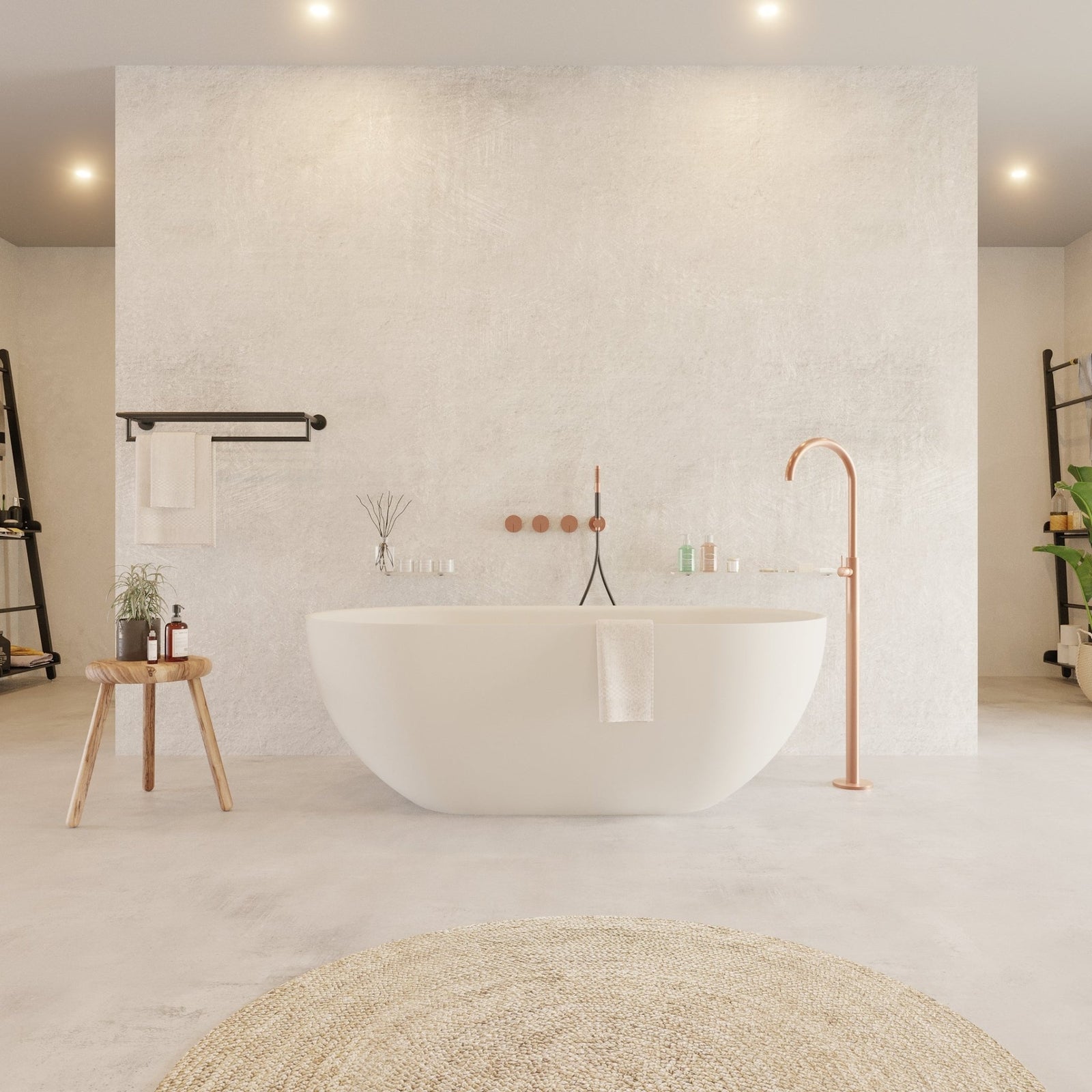 Ideavit SolidEra Freestanding Bathtub – Matte White – –