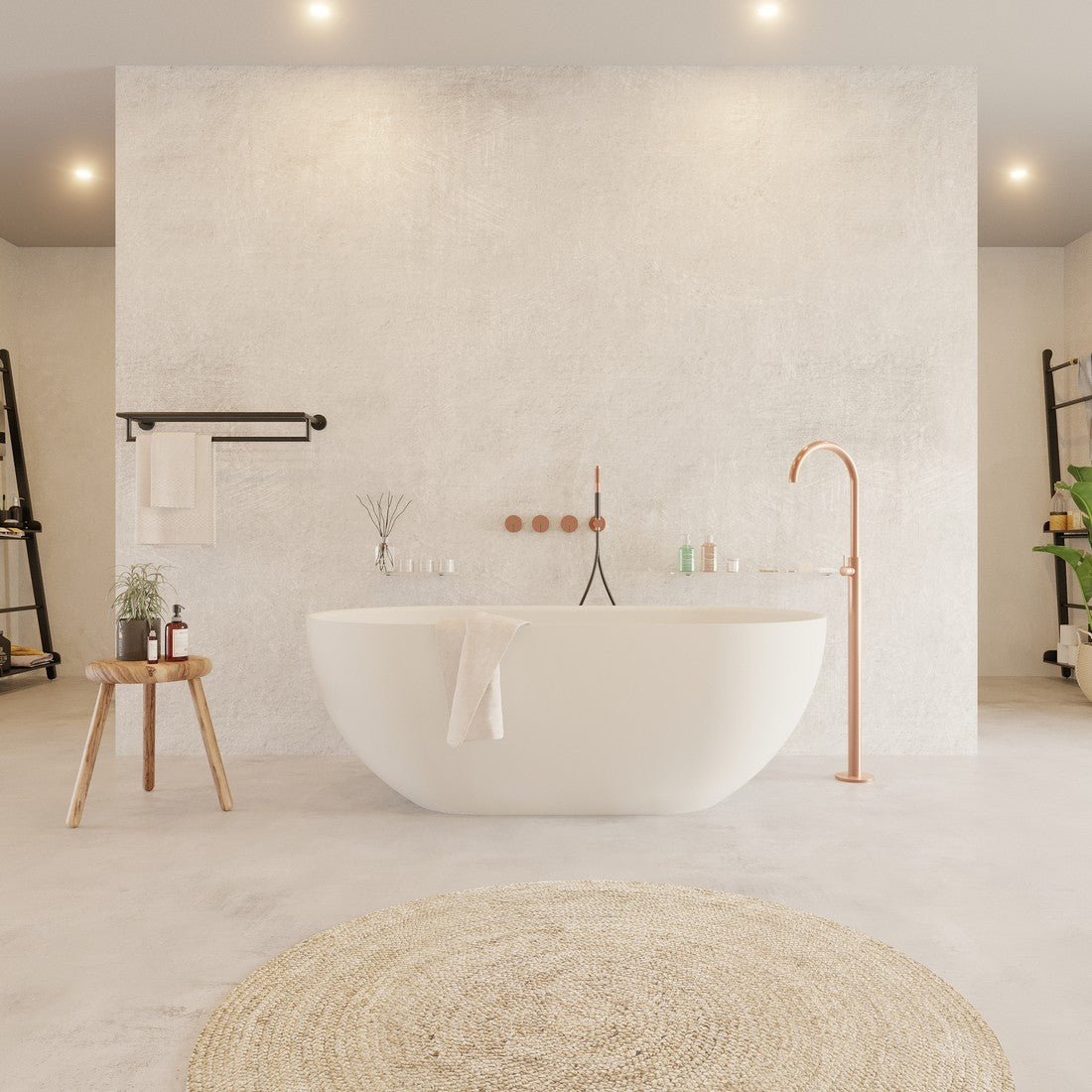 Ideavit SolidEra Freestanding Bathtub – Matte White – –