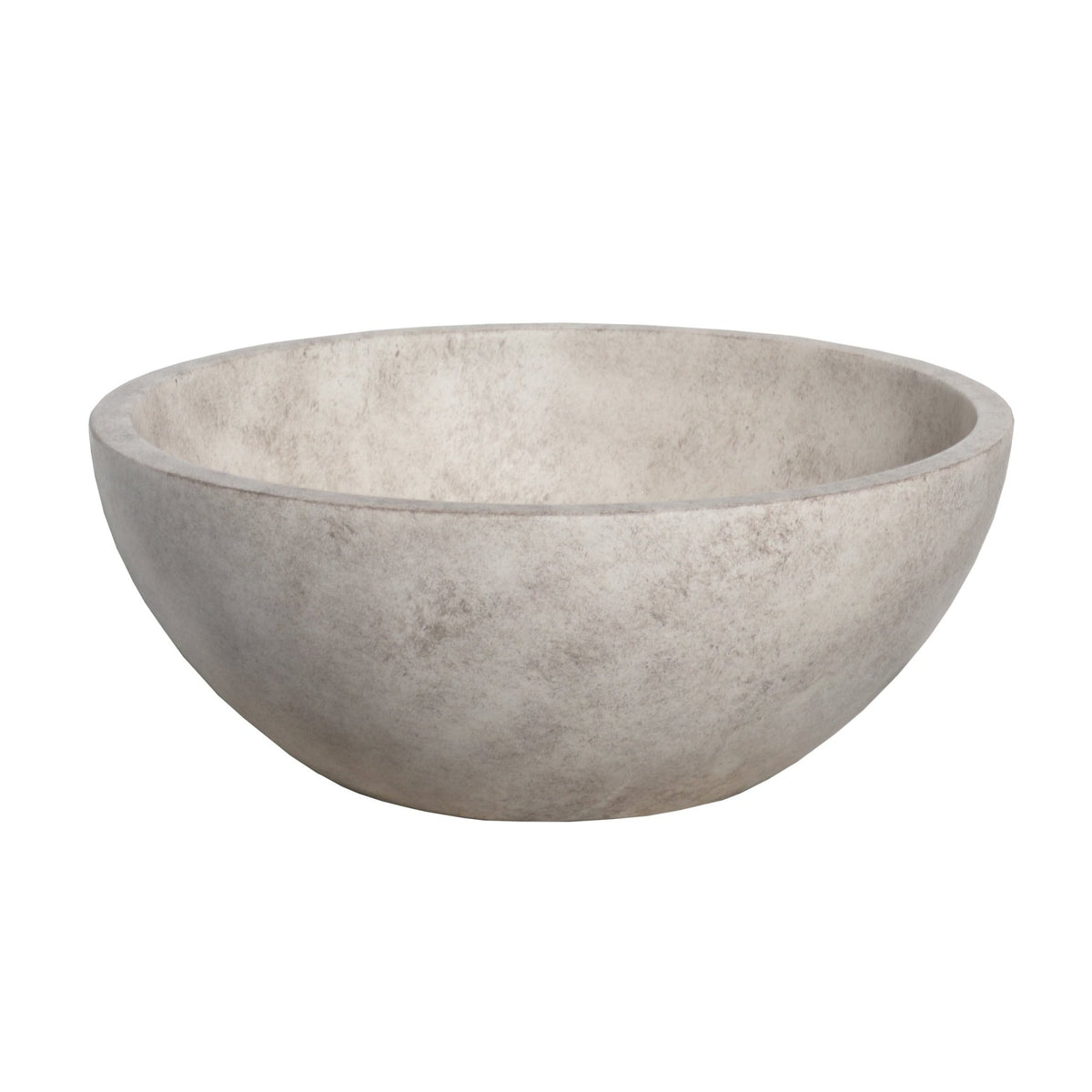 Ideavit SolidGem Concrete Vessel Sink – 14" Beige / Taupe – Beige Concrete – –