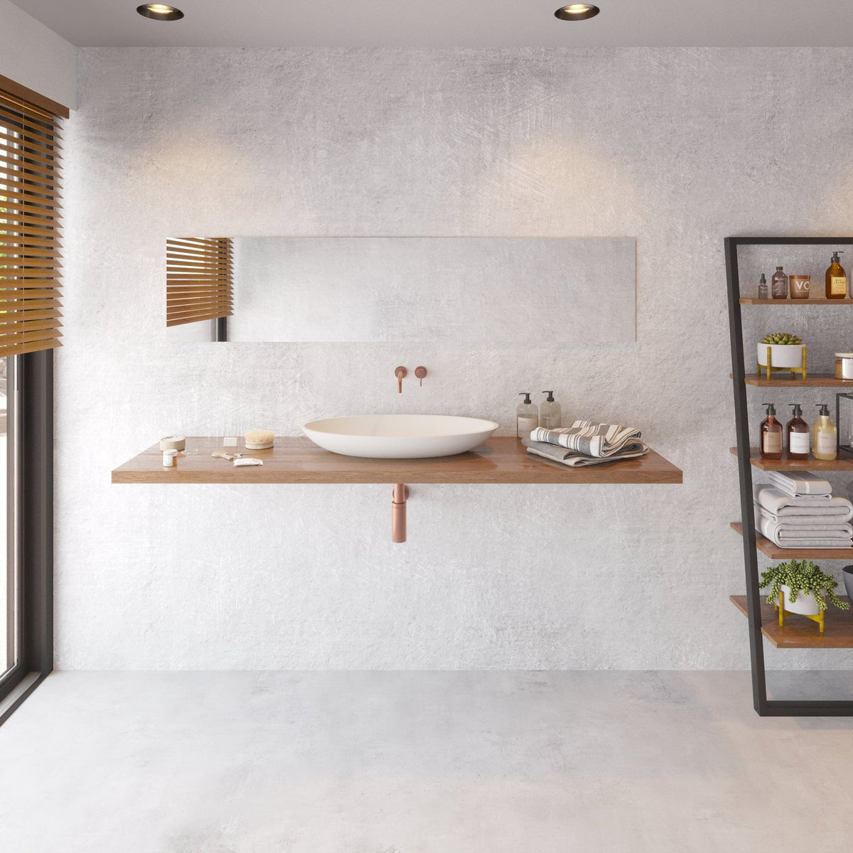 Ideavit SolidJazz 70 Vessel Sink – 28" Matte White – – –