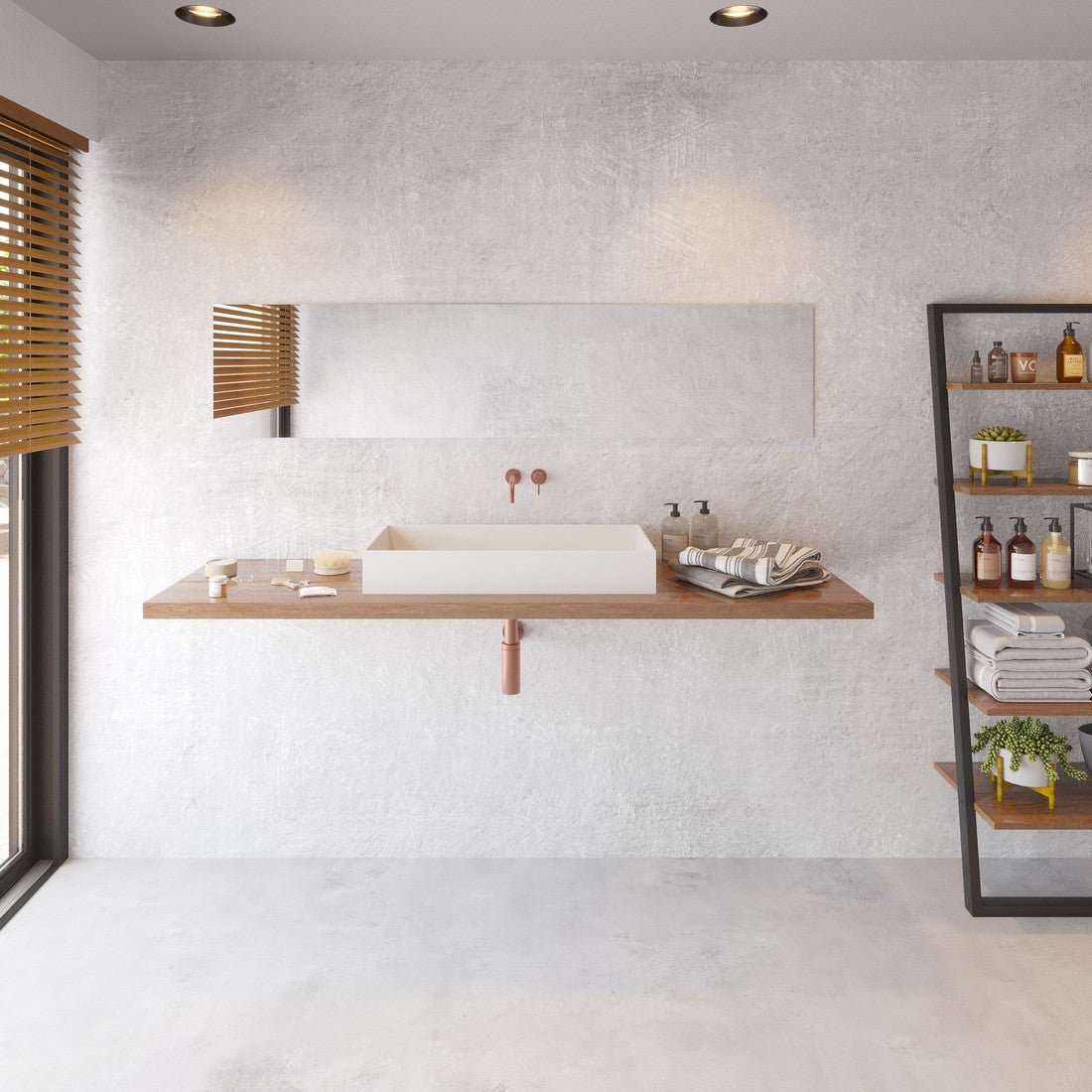 Ideavit SolidJoy 75 Vessel Sink – 30" Matte White – – –