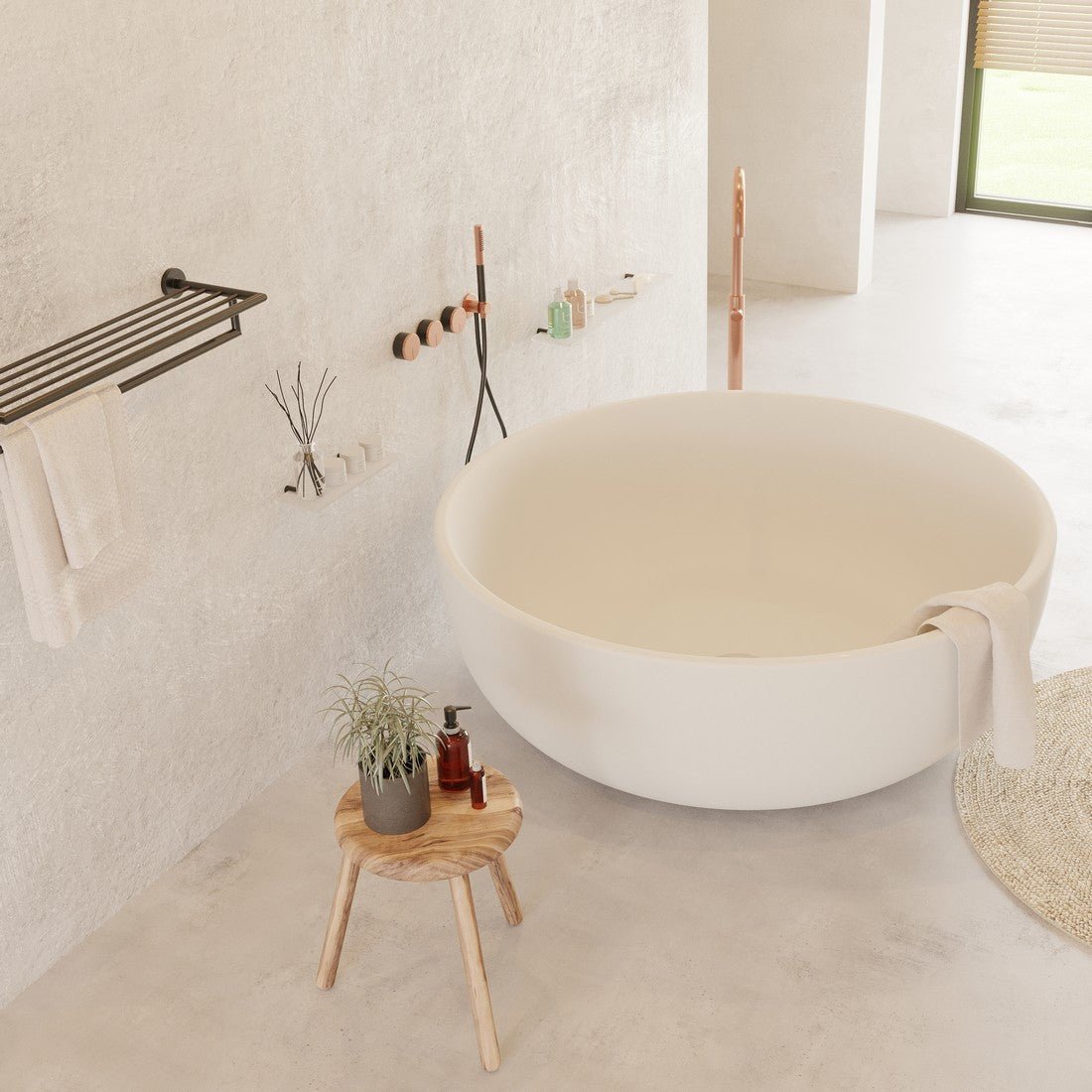 Ideavit SolidRound Freestanding Bathtub – – –