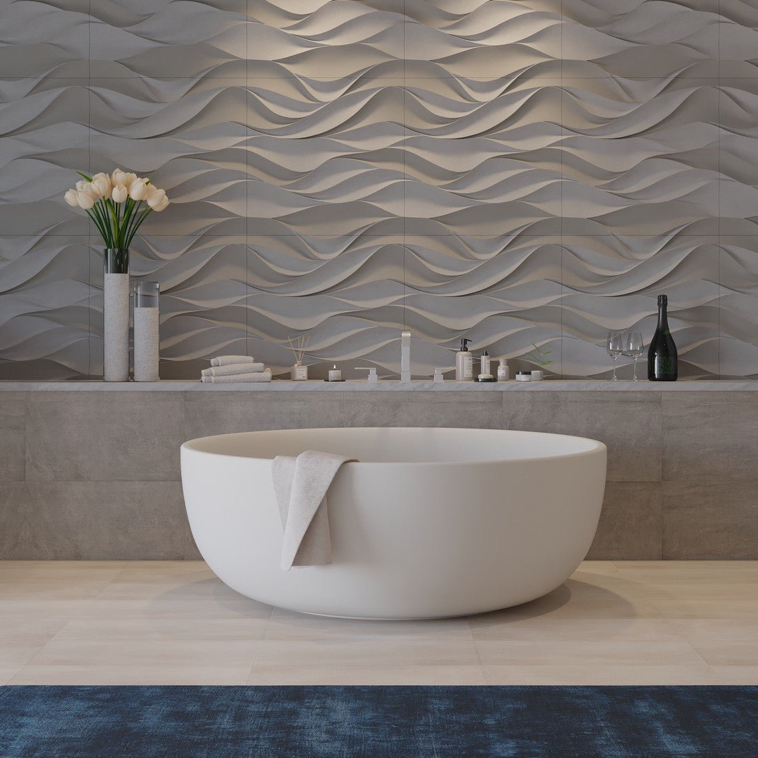 Ideavit SolidRound Freestanding Bathtub – – –