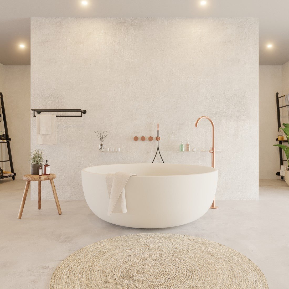 Ideavit SolidRound Freestanding Bathtub – – –