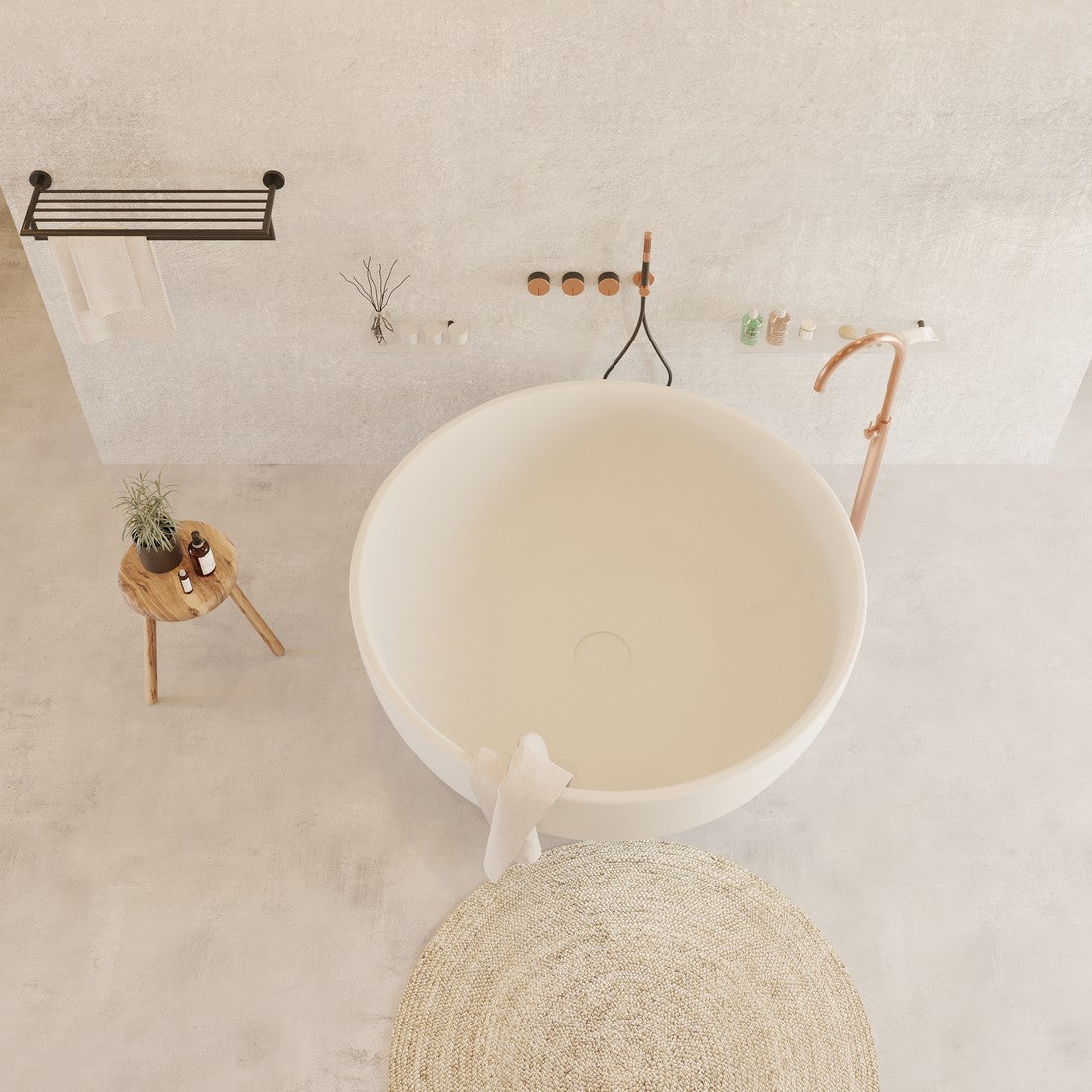 Ideavit SolidRound Freestanding Bathtub – – –