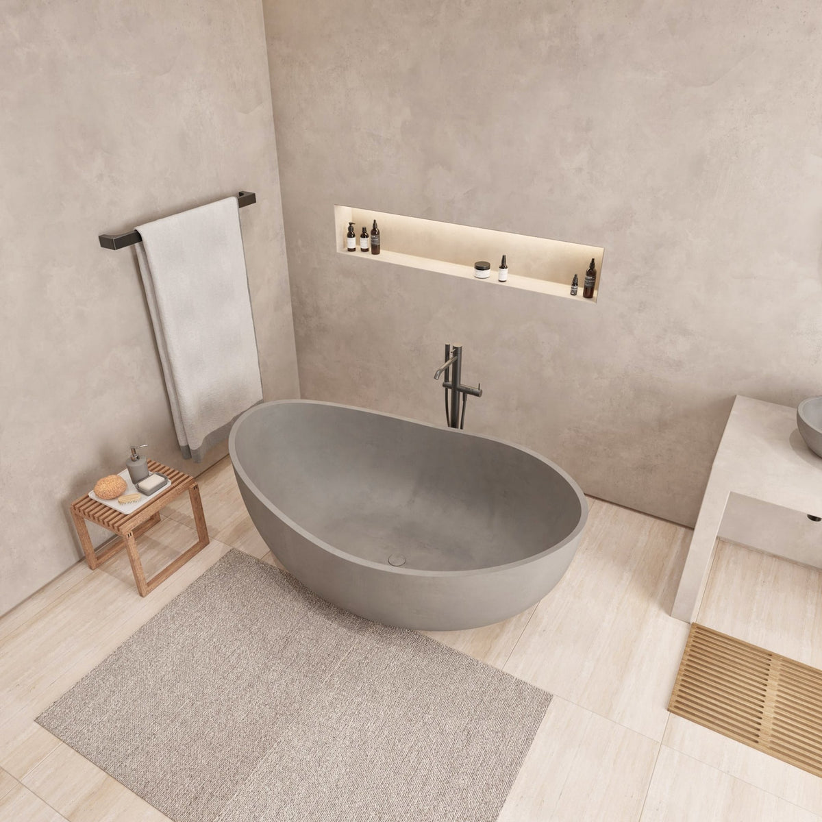 Ideavit SolidSense Freestanding Bathtub – – –