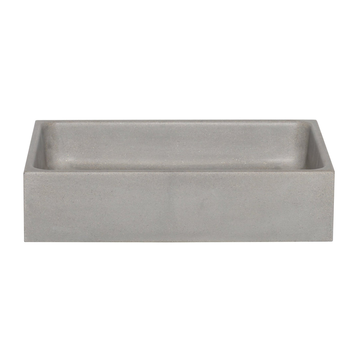 Ideavit SolidSol Concrete Vessel Sink – 16" Taupe – – –