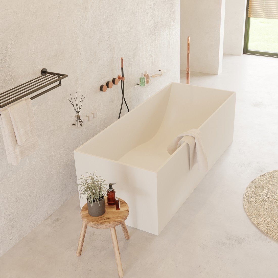 Ideavit SolidStar Freestanding Bathtub – 76 gal – –