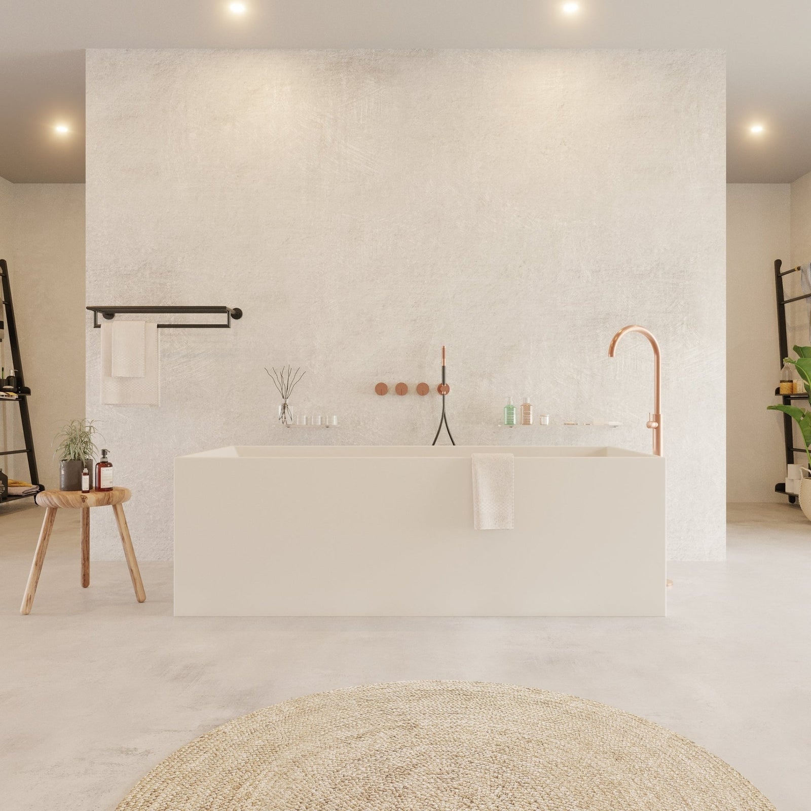 Ideavit SolidStar Freestanding Bathtub – 76 gal – –