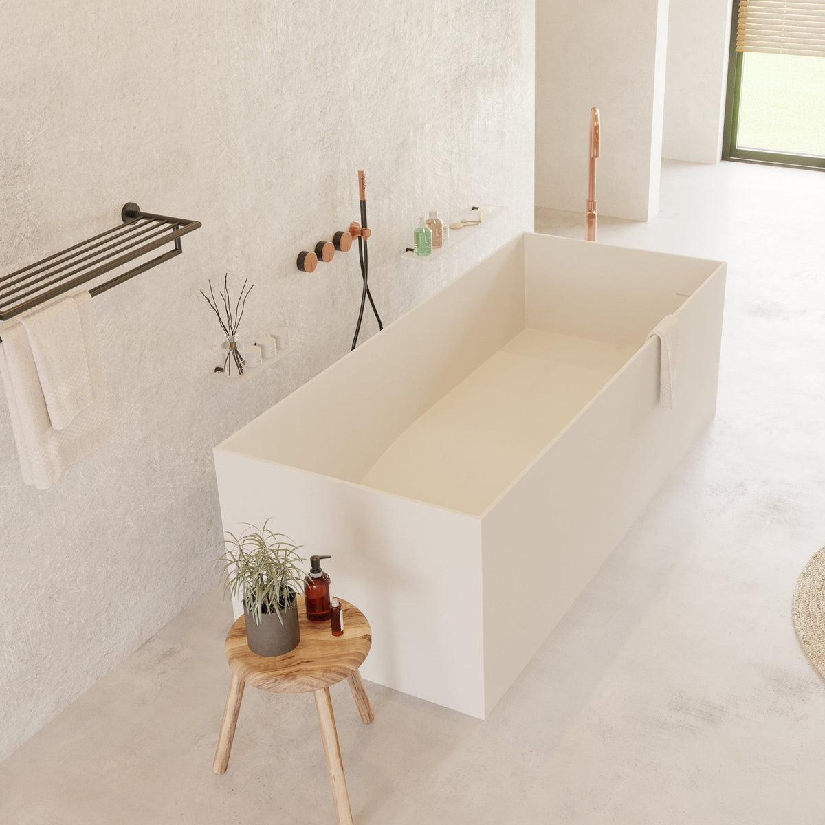 Ideavit SolidStar Freestanding Bathtub – 82 gal – –