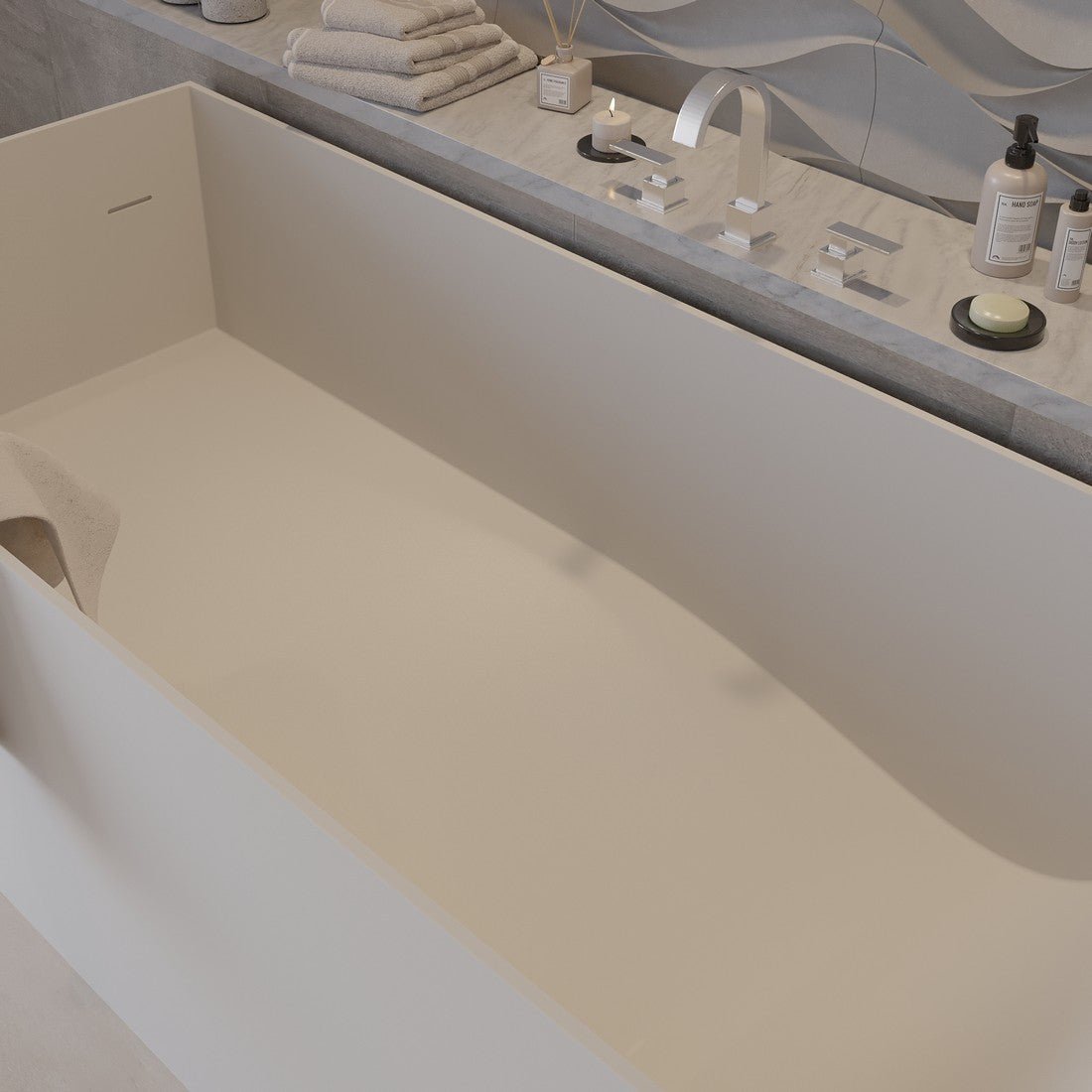 Ideavit SolidStar Freestanding Bathtub – 82 gal – –