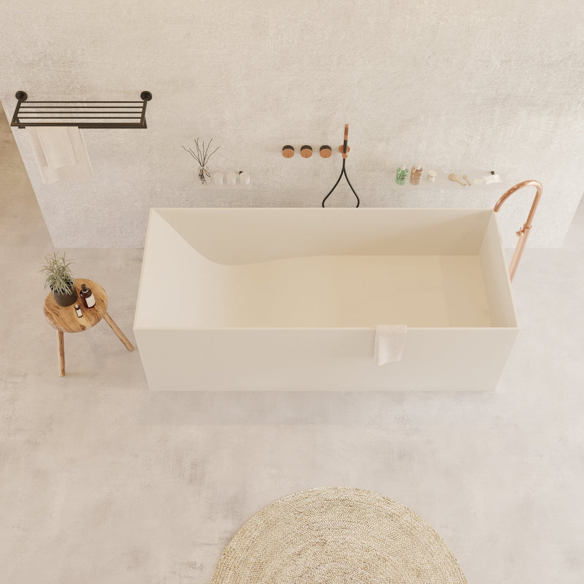 Ideavit SolidStar Freestanding Bathtub – 82 gal – –