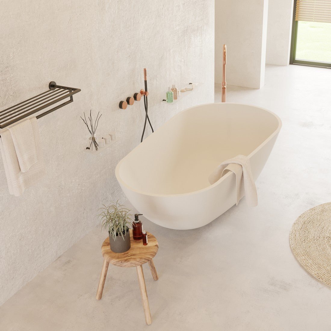 Ideavit SolidSurf Freestanding Bathtub – – –