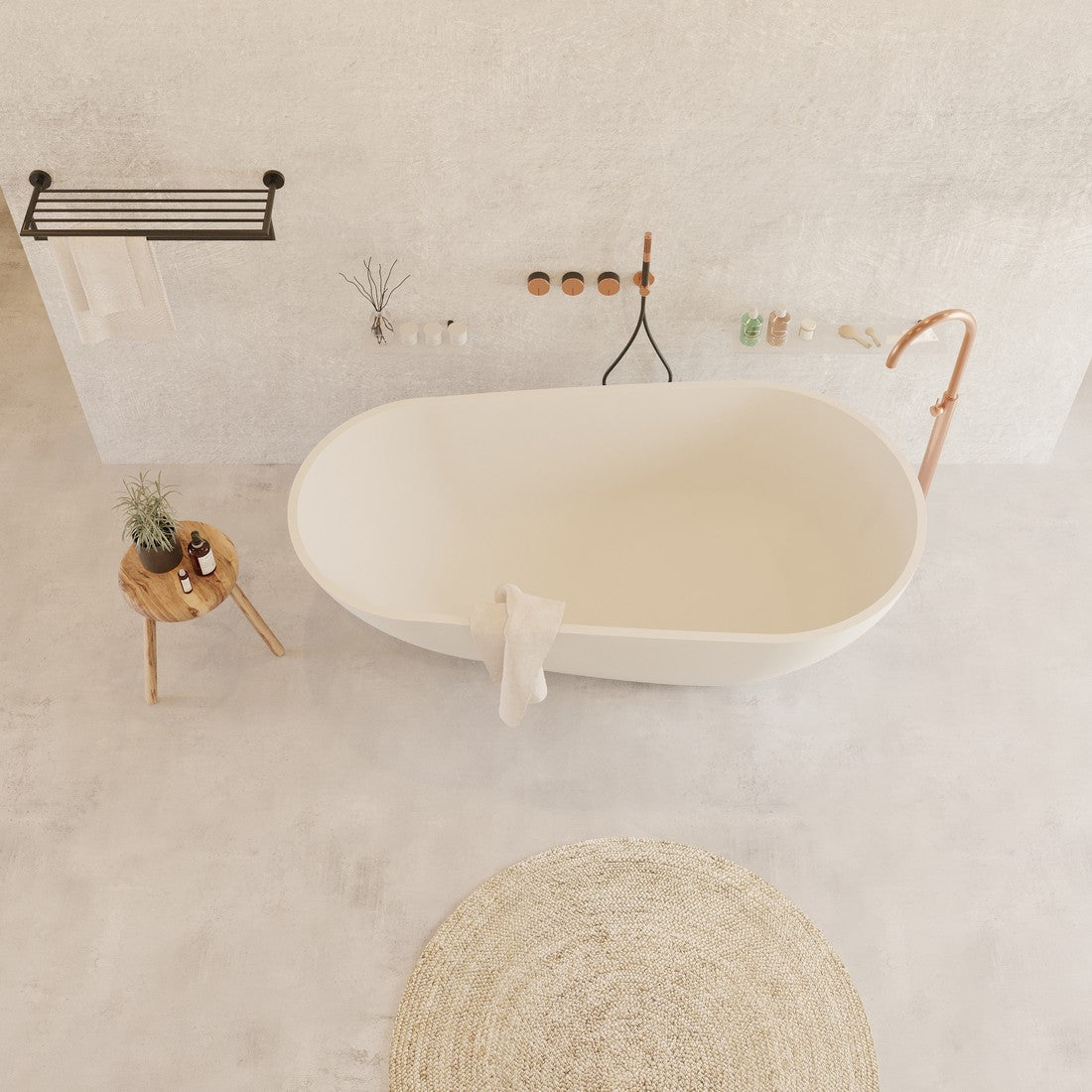 Ideavit SolidSurf Freestanding Bathtub – – –