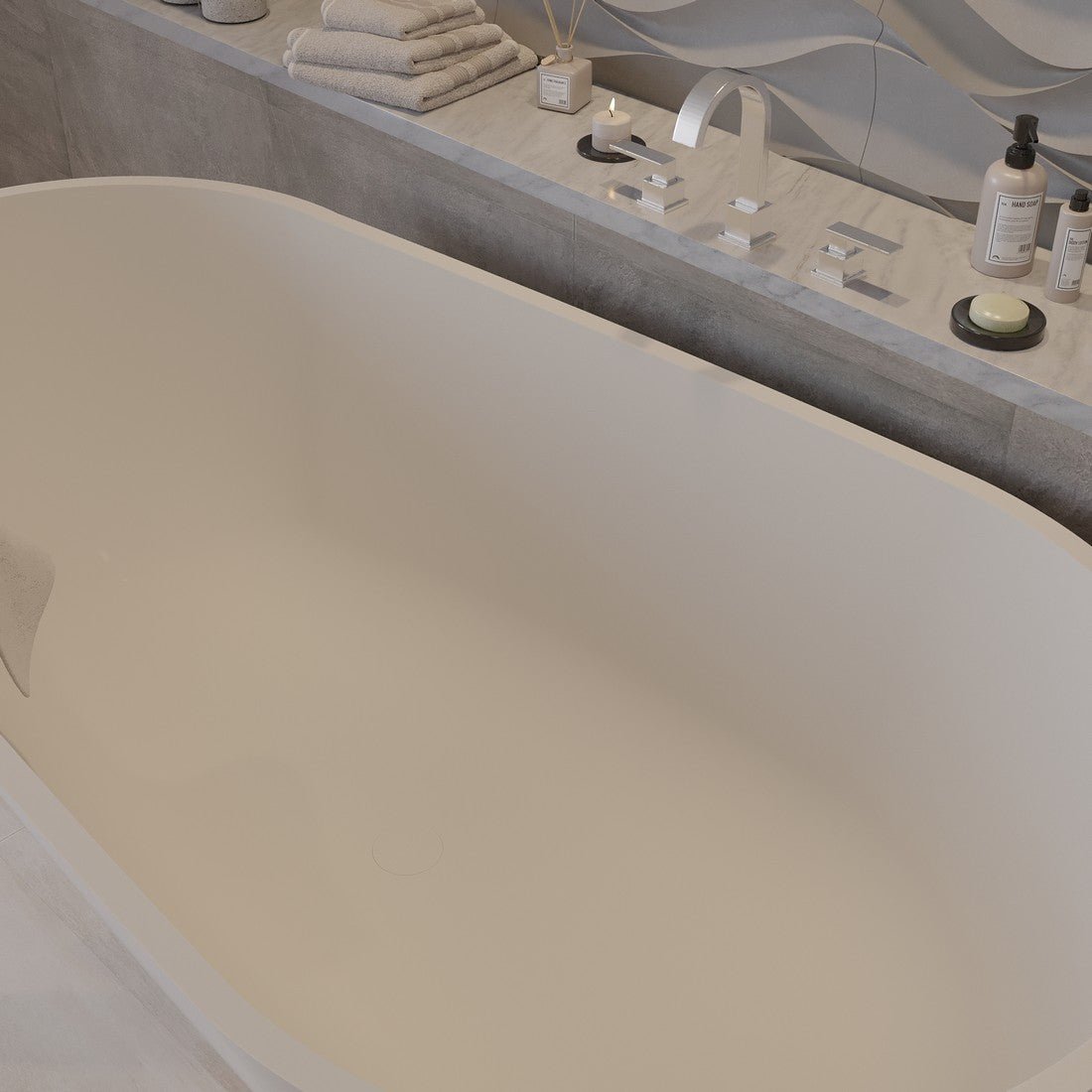Ideavit SolidSurf Freestanding Bathtub – – –