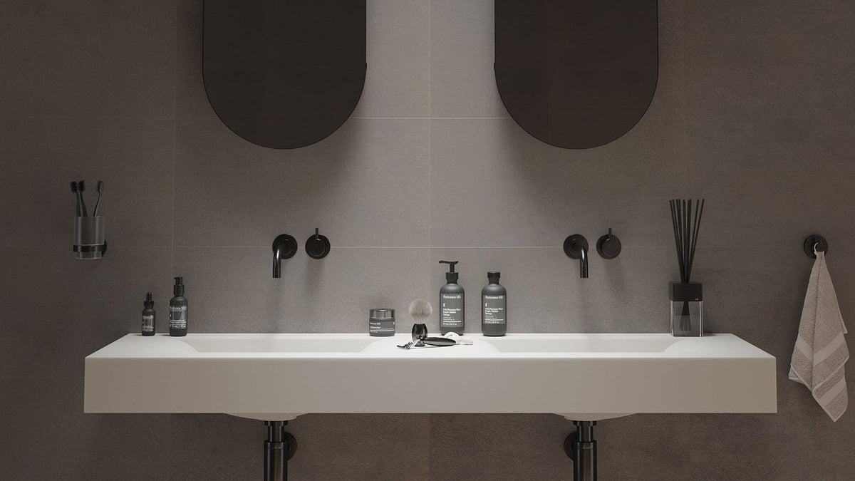 Ideavit SolidVolo 140 D Wall - Mounted Sink – 55" Matte White – – –