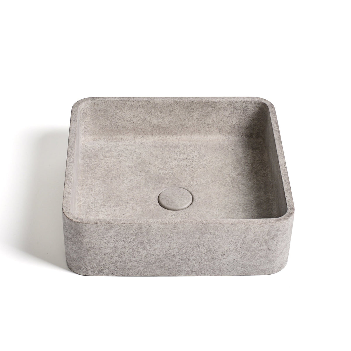 Ideavit SolidZoe Vessel Sink – 15" Concrete Finishes – Beige Concrete – –